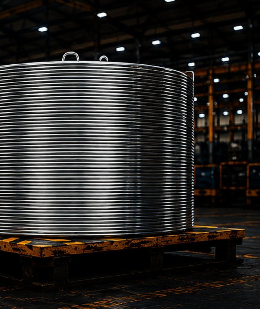 Steel wire production at the Inkabaja facility